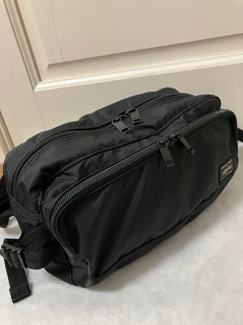 Yoshida Kaban PORTER Flash Waist Bag 689-05951 Black Japan Unisex from Japan