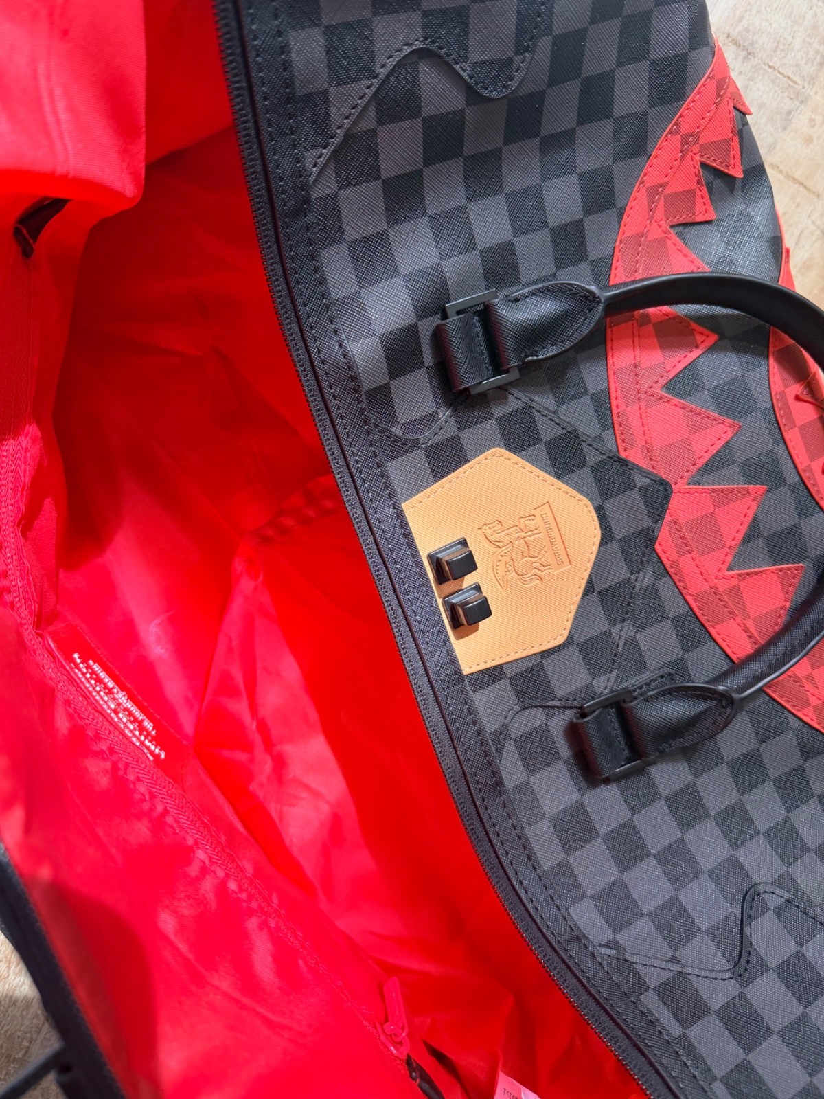 Sprayground Evil Genius Triple Decker Duffle Bag Limited Edition New w Tags