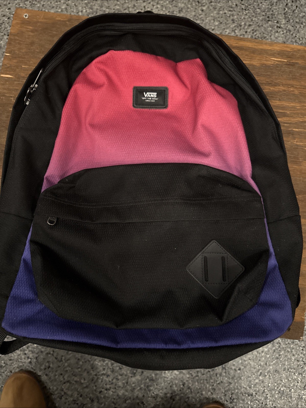 Vans Old Skool III Backpack School Laptop Bag Pink Black