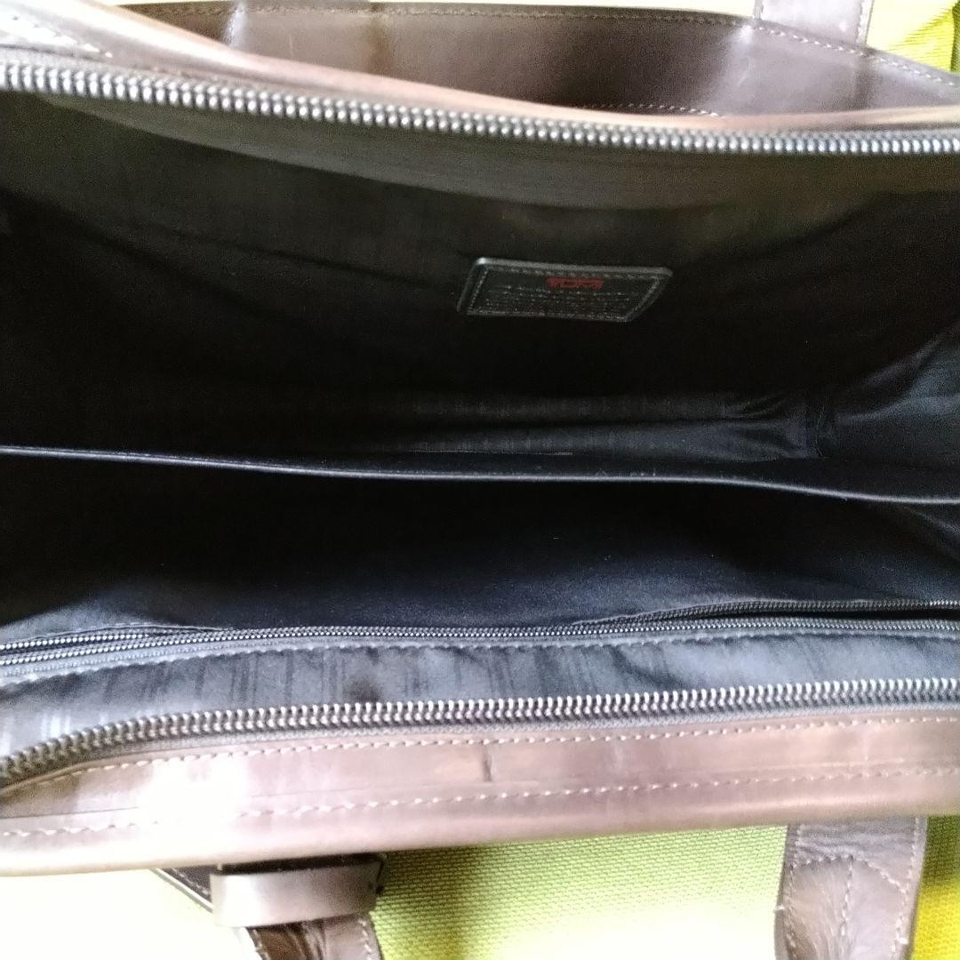 TUMI Genuine Leather Business Bag Brown 32.5cm x 42cm x 12cm