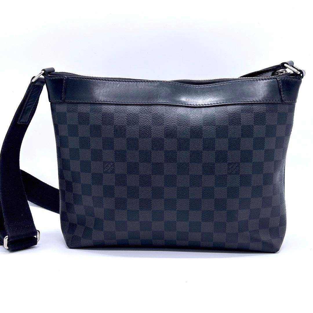 Louis Vuitton Damier Graphite Mick PM Shoulder Bag Handbag Designer 34x23x6cm