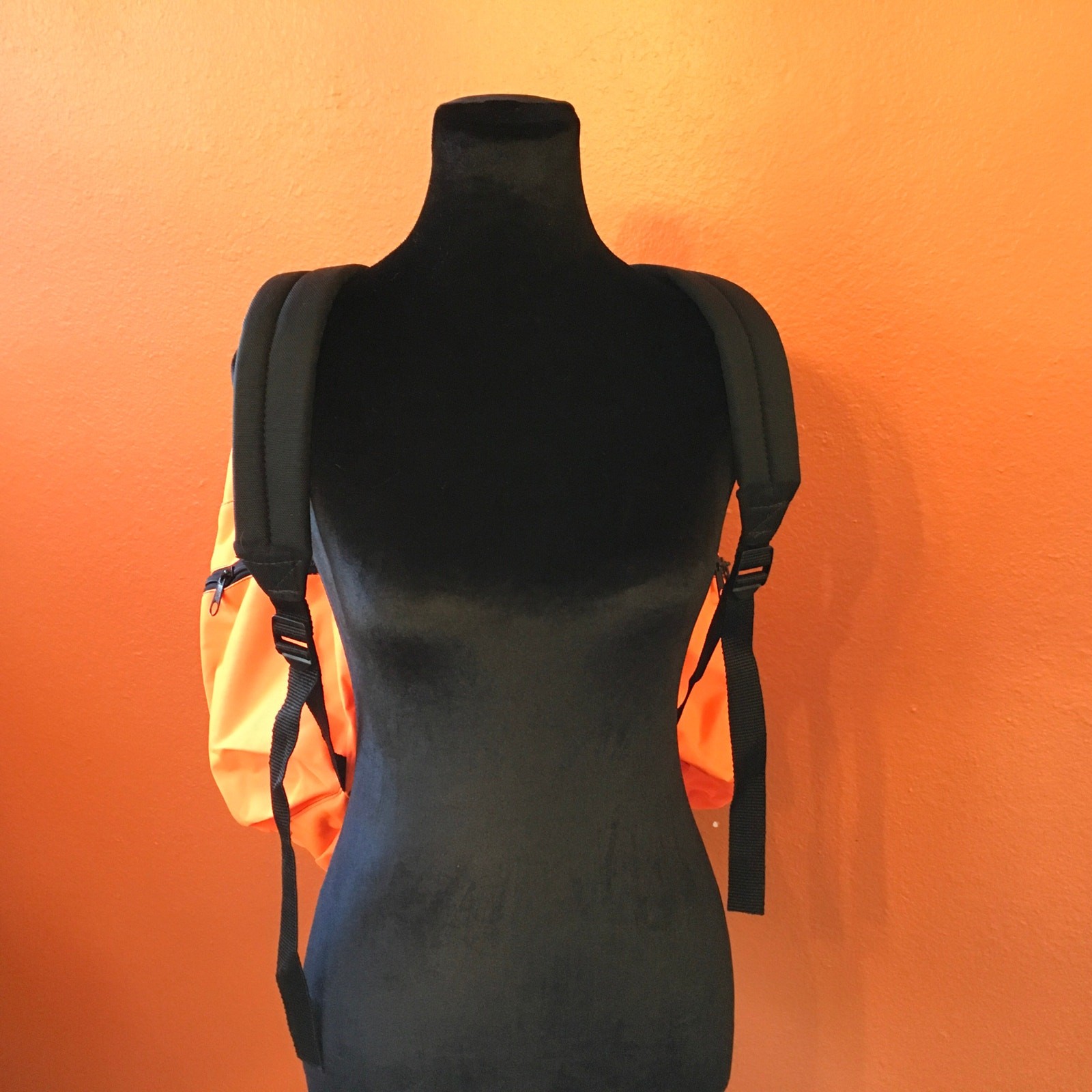 Straps Unlimited Backpack Day Pack Adventure Bag Orange Rescue Gear Hiking USA