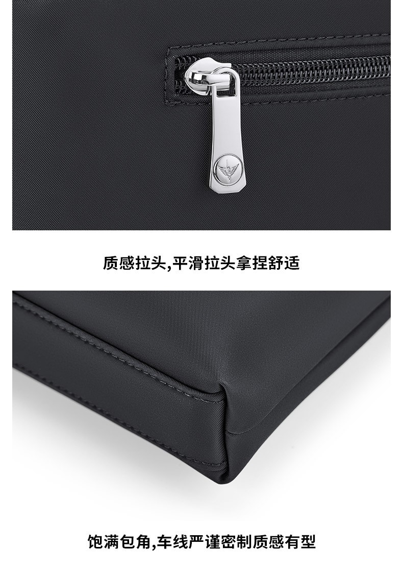 Waterproof Nylon Business Hand Briefcase Multi-Pocket Laptop Tote Bag Travel
