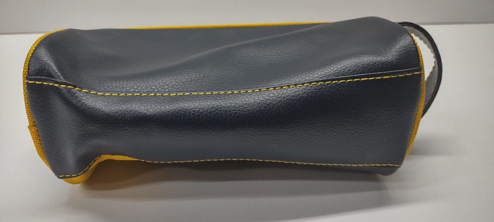 Nautica Toiletries Bag Shaving Makeup Grey Blue Yellow Great Condition!