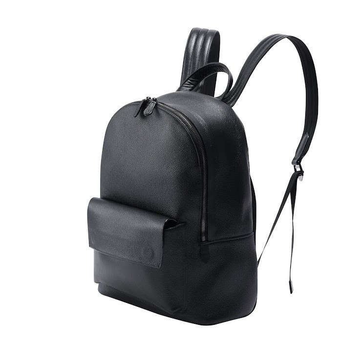 Minimalist Leather Backpack Handmade Cowhide Leather / Urban Laptop Premium