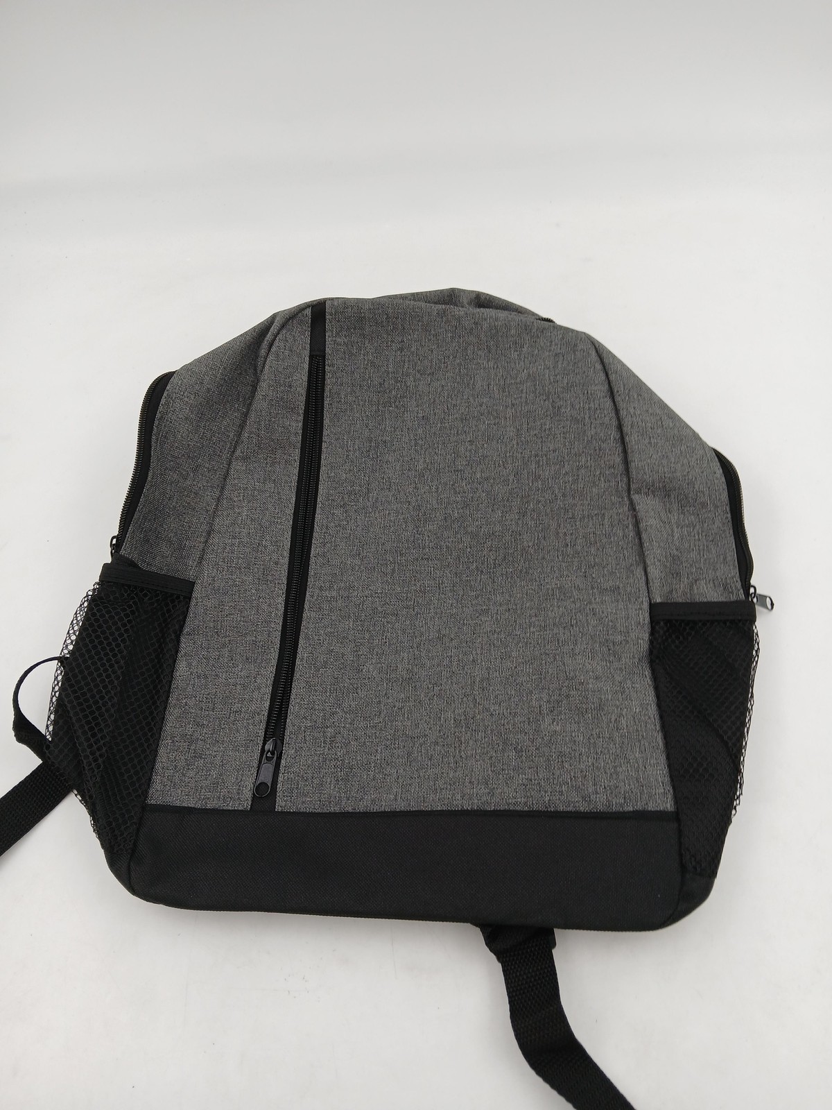 Gray Black Backpack Mens Large Lightweight School Laptop Bag Dual Mesh Pockets