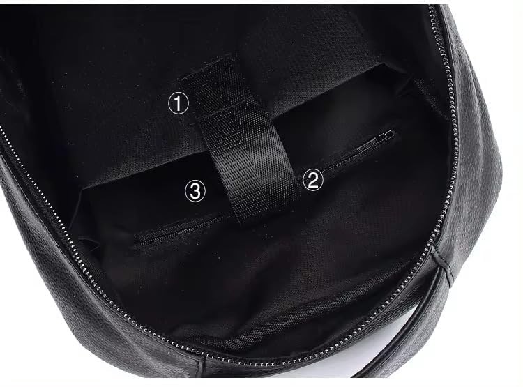 Men’s Genuine Leather Backpack 156 Inch 396cm Laptop Rucksack Shoulder Bag…