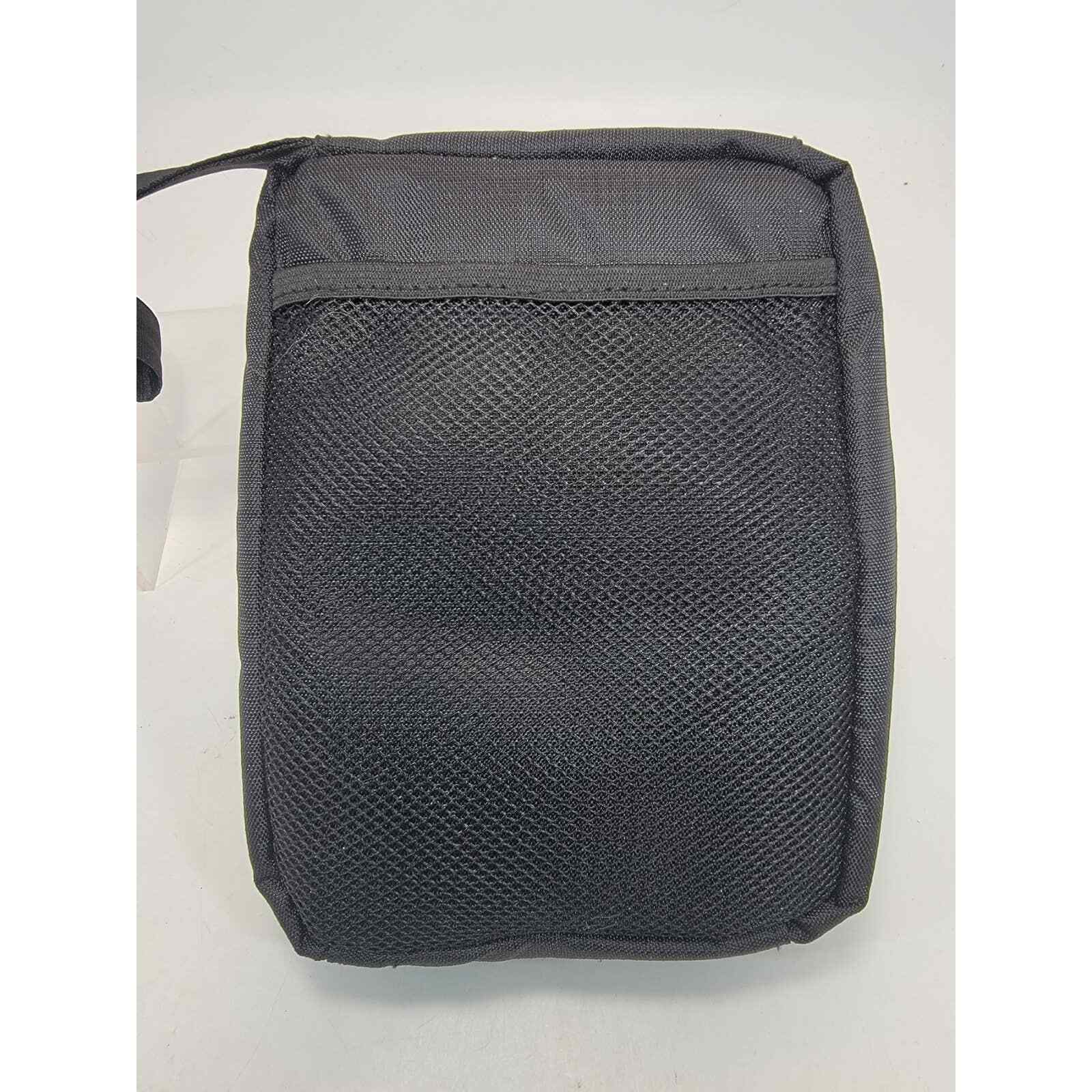 Eddie Bauer Beige Black/Gray Top Zip Organizer Bag