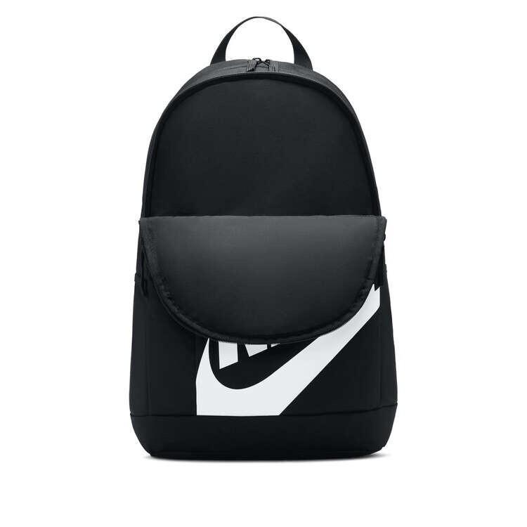 Nike Elemental 21L Backpack Black-White Swoosh Logo School/Work/Gym FREE SHIP