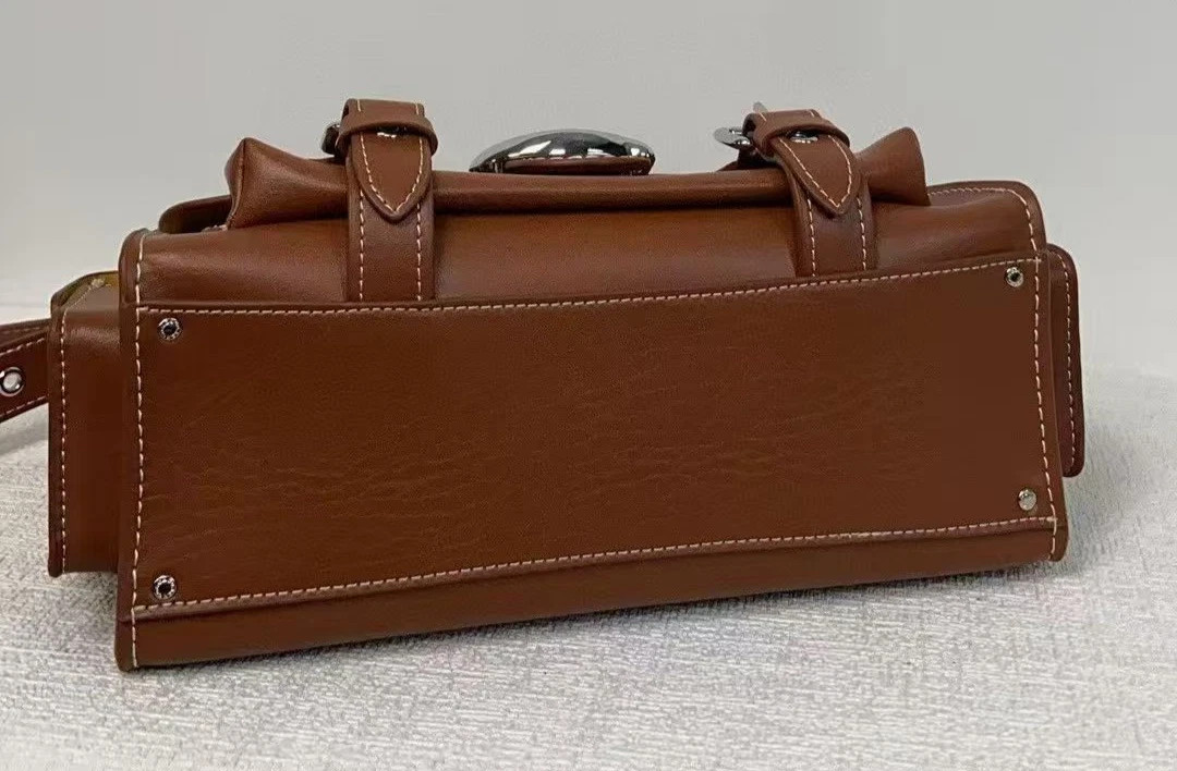 COACH Cargo Soft Tabby Leather Shoulder Bag Maple CT721 Outlet NEW