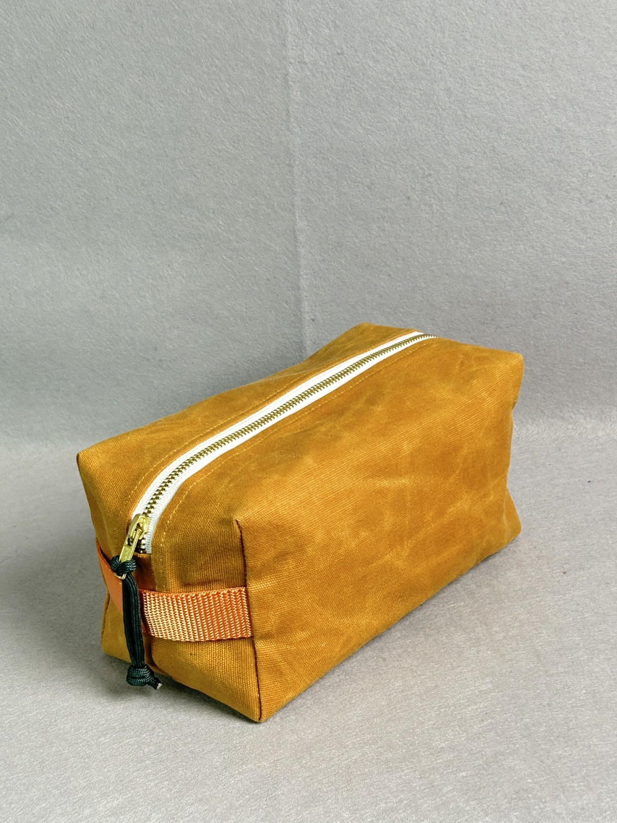 Newton Supply Co Dopp Kit Tan Waxed Canvas Toiletry Travel Cordura Waterproof