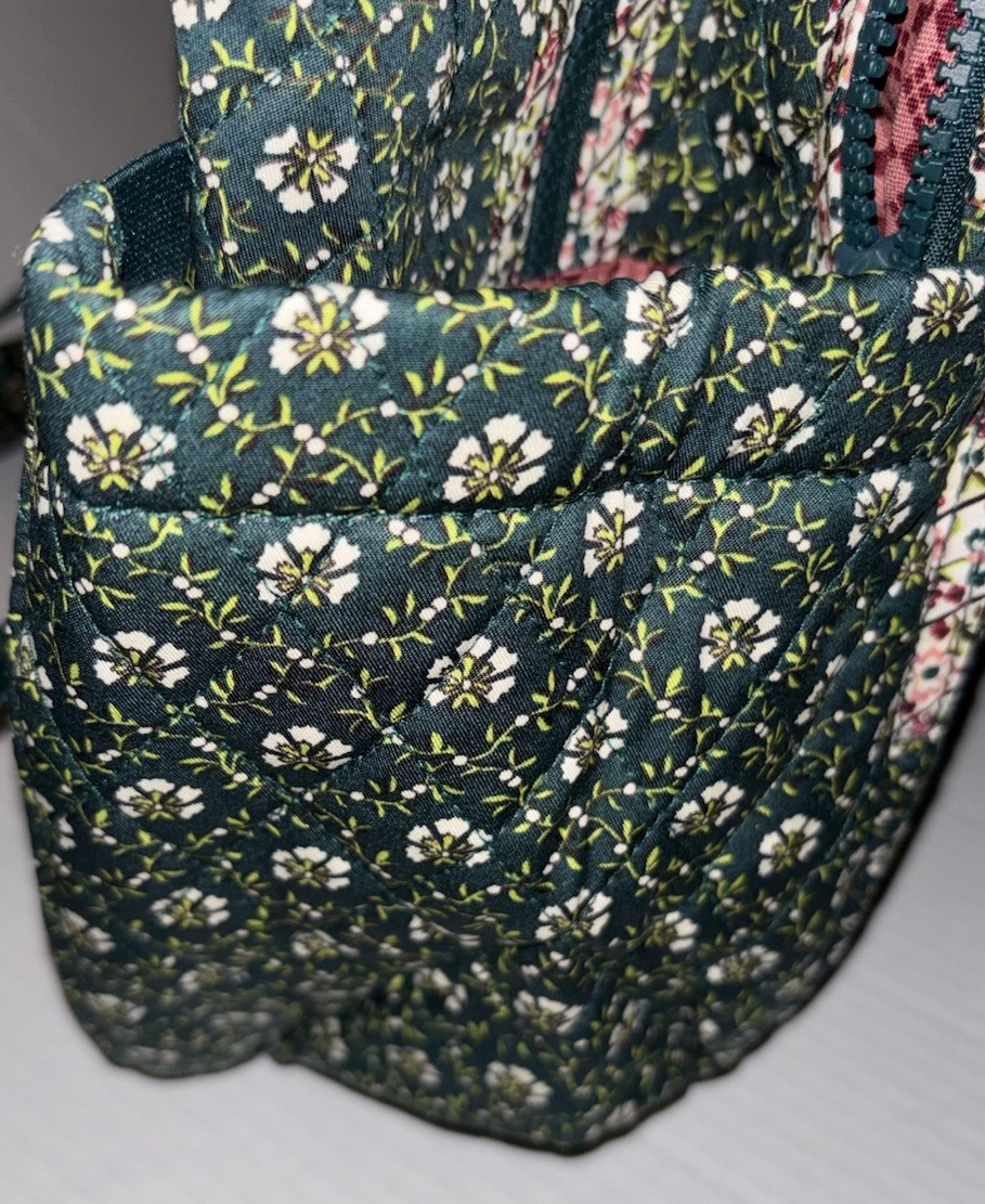 Vera Bradley Cotton Large Bancroft Backpack Bag Mistletoe Lattice NWT