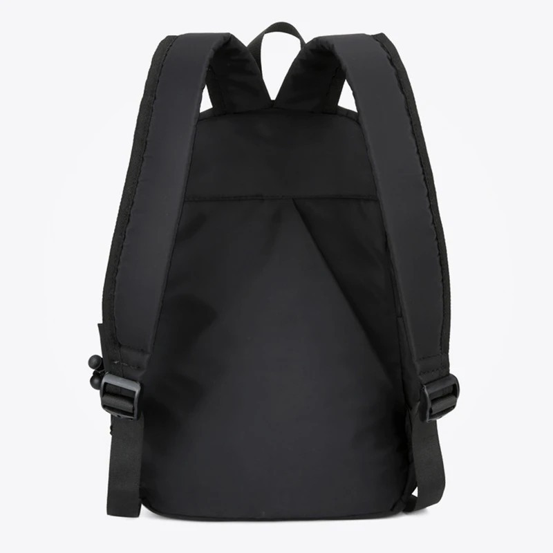 Mini Men’s Backpack Fashion Small Black Shoulder School Bag for Man Canvas