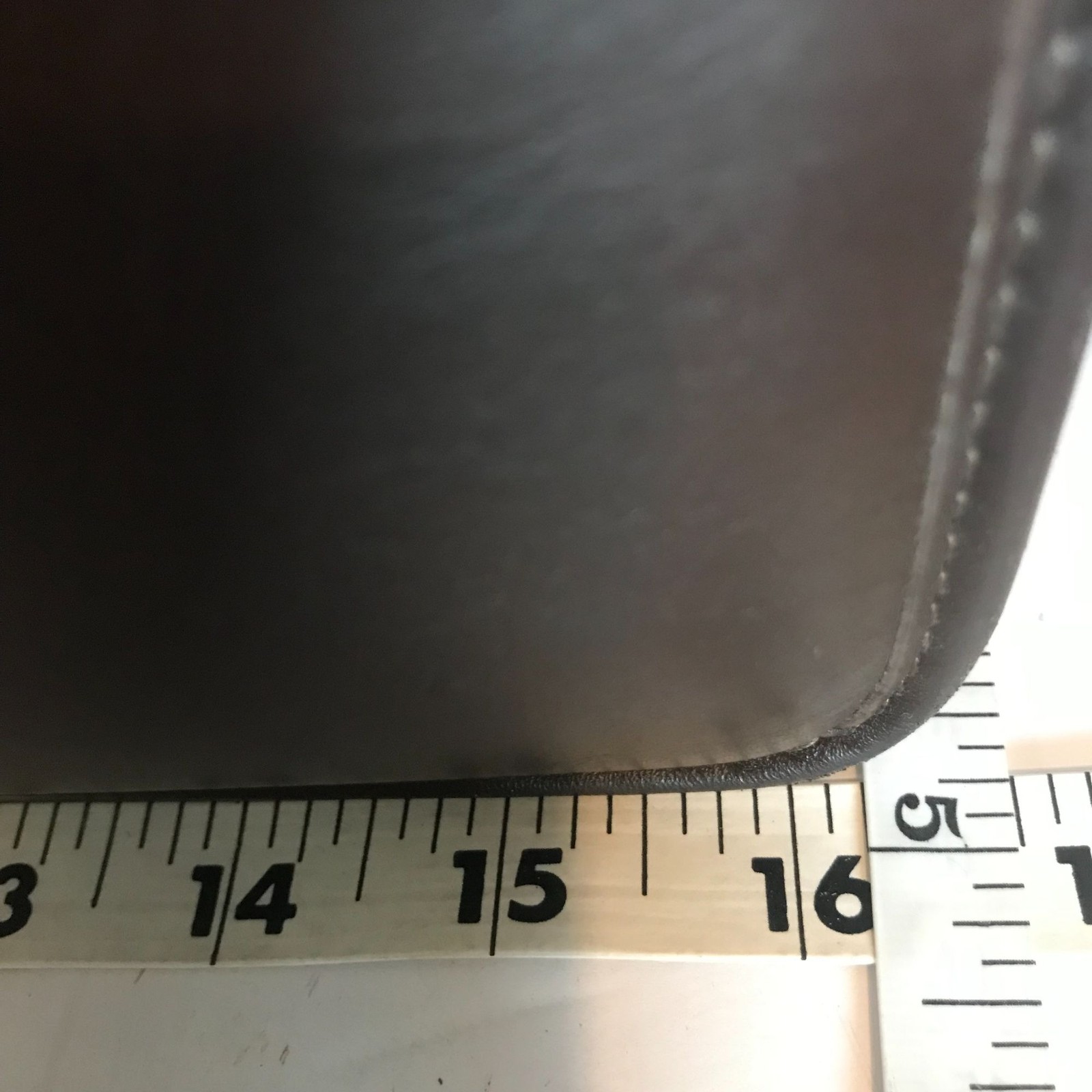 JACK GEORGES Executive Brown Leather Briefcase Messenger Bag Zip Top 16″ USA