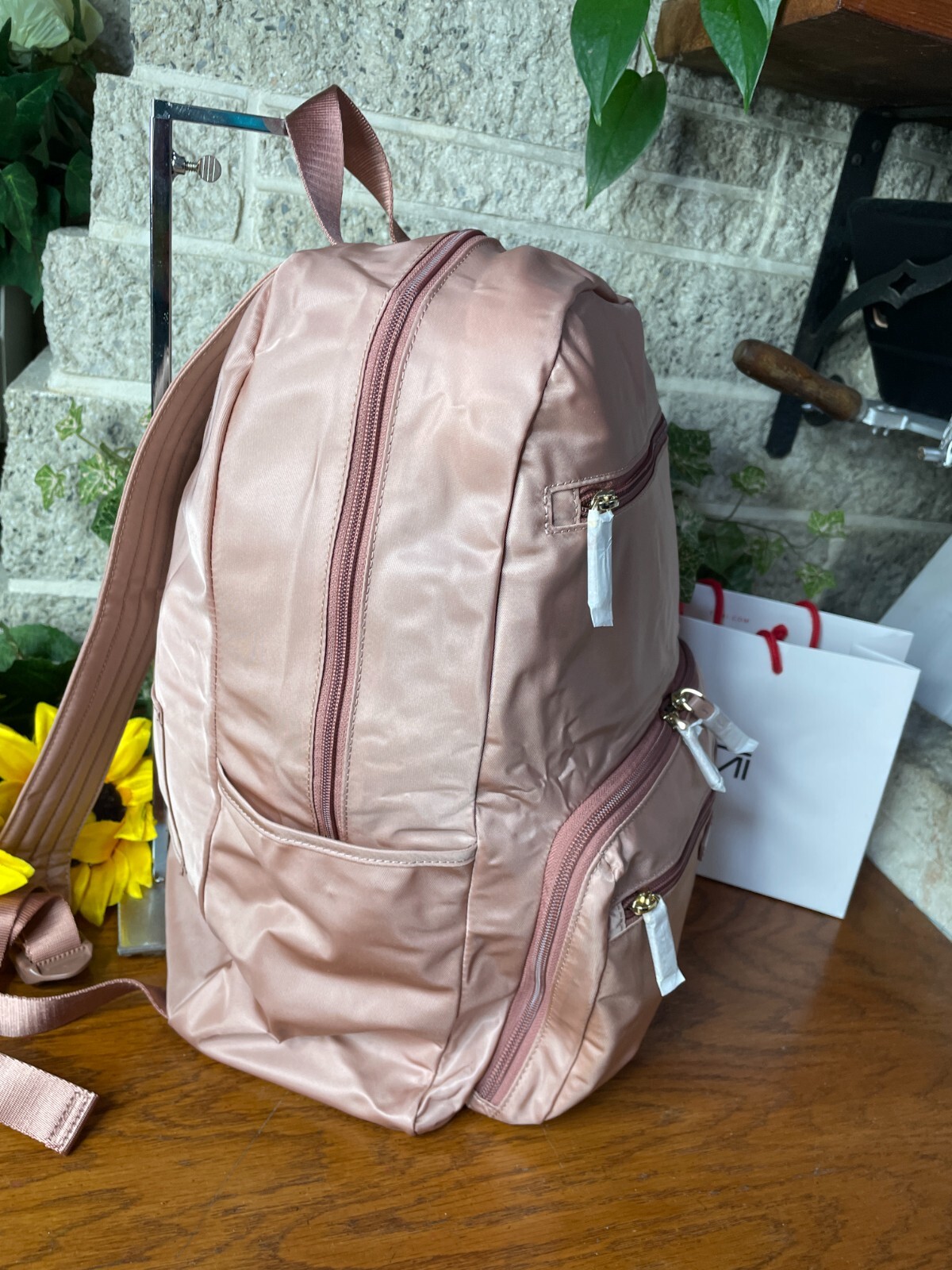 NWT TUMI ROSA PACKABLE BACKPACK FOLDABLE SHOULDER LARGE BAG TRAVEL CARRYON