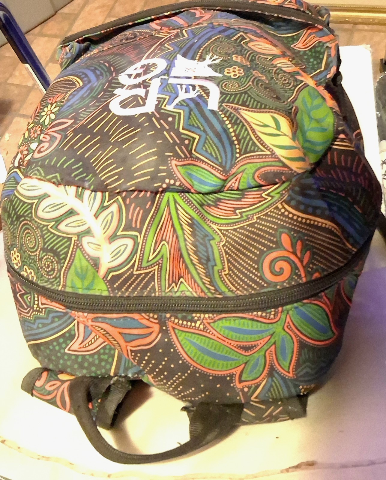 LRG Lifted Research Group (Floral Backpack) Black Multicolor Nature