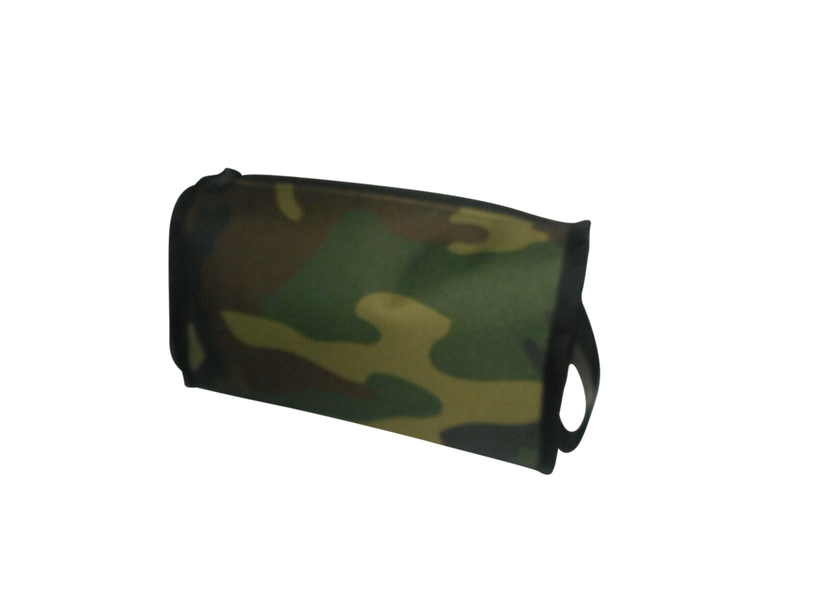 Shaving Bag Or Toiletry Bag Oval Shape Utility Kit Made In USA.