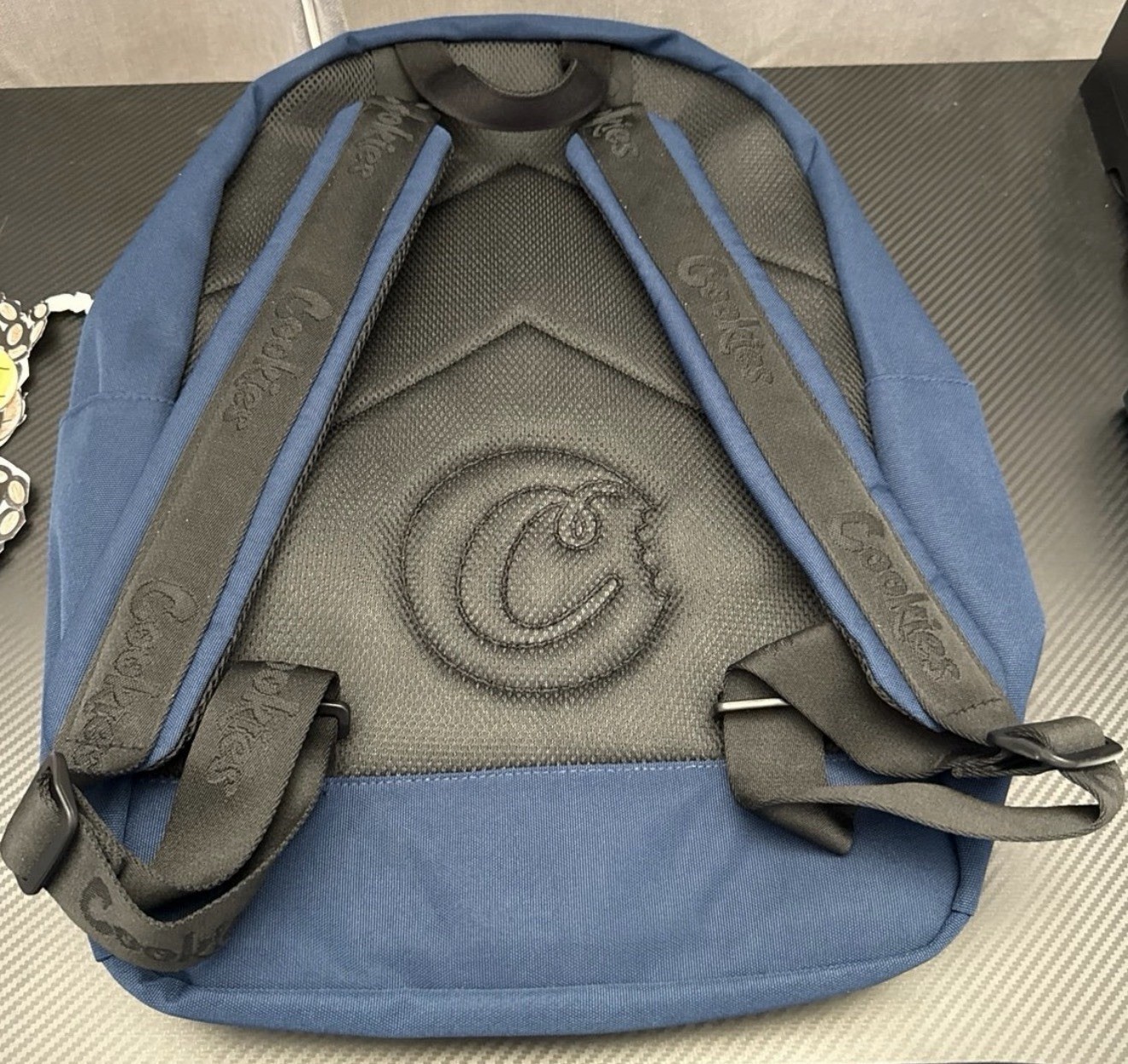 Cookies Sf Orion Smell Proof Large Backpack Navy Blue UNISEX