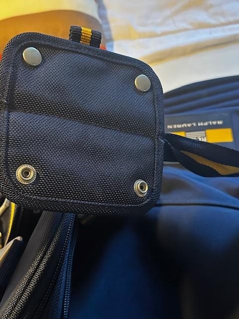 Polo Ralph Lauren Navy & Yellow Men’s Travel Heavy Duty Bag 24 in x 14 in