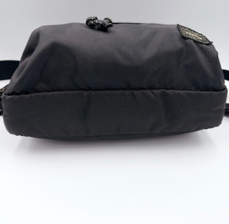 NEW YOSHIDA PORTER 2WAY Waist Bag Force 855 07501 BLACK Made in Japan