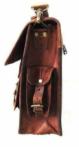 Handmade Premium Leather Briefcase Laptop Bag Messenger by leather bag seller
