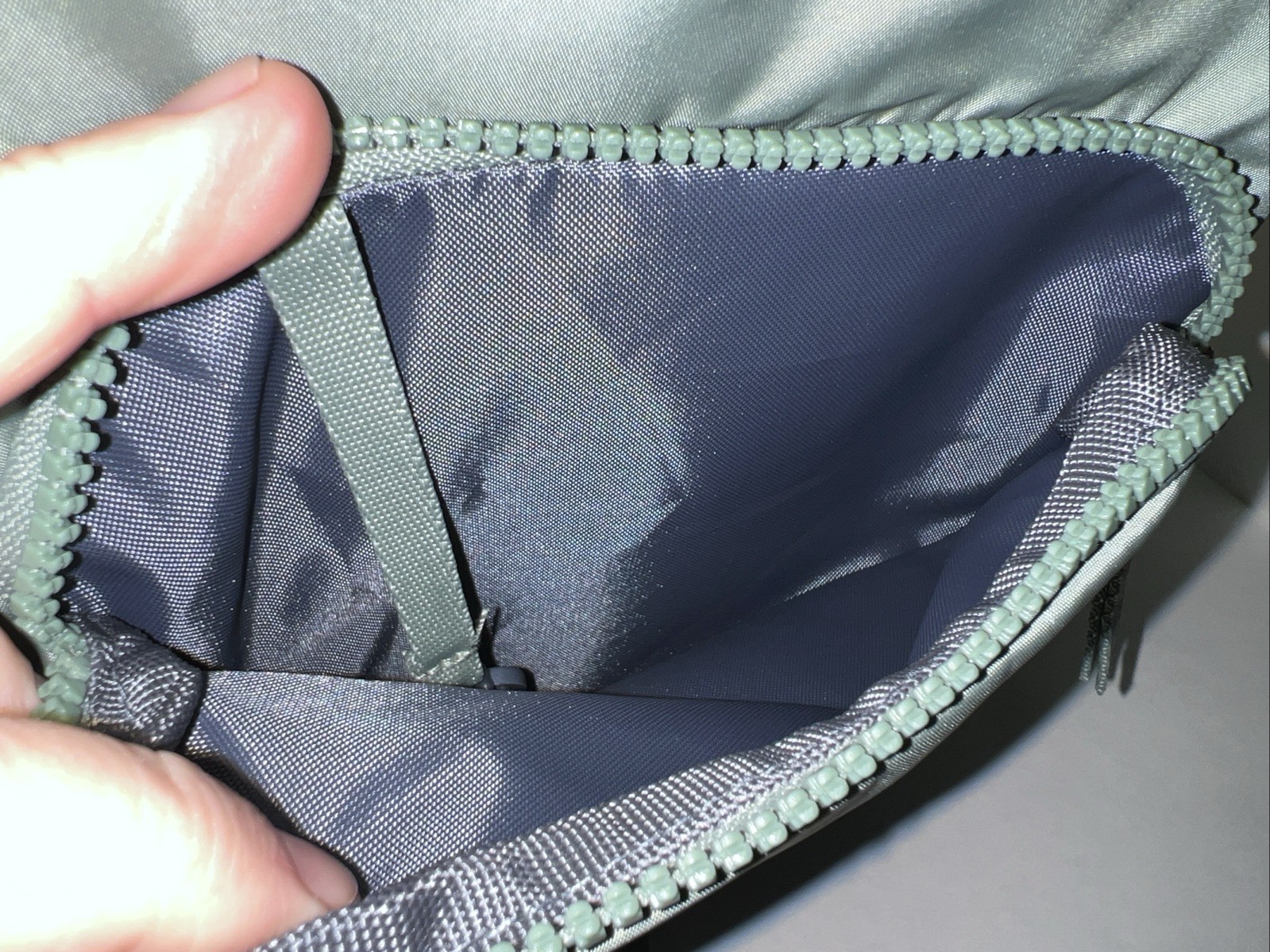 Adidas Essentials 2 Sling Crossbody Silver Green/ Gilver Zippered Pockets W/ Tag