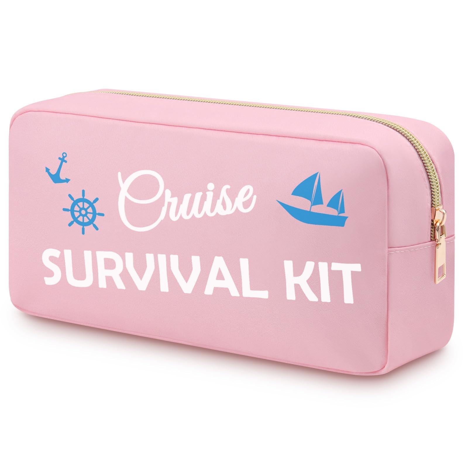 Heigebi Cruise Gifts for Women 9.4 x 5.1 x2.75 Inch, CRUISE SURVIVAL KIT