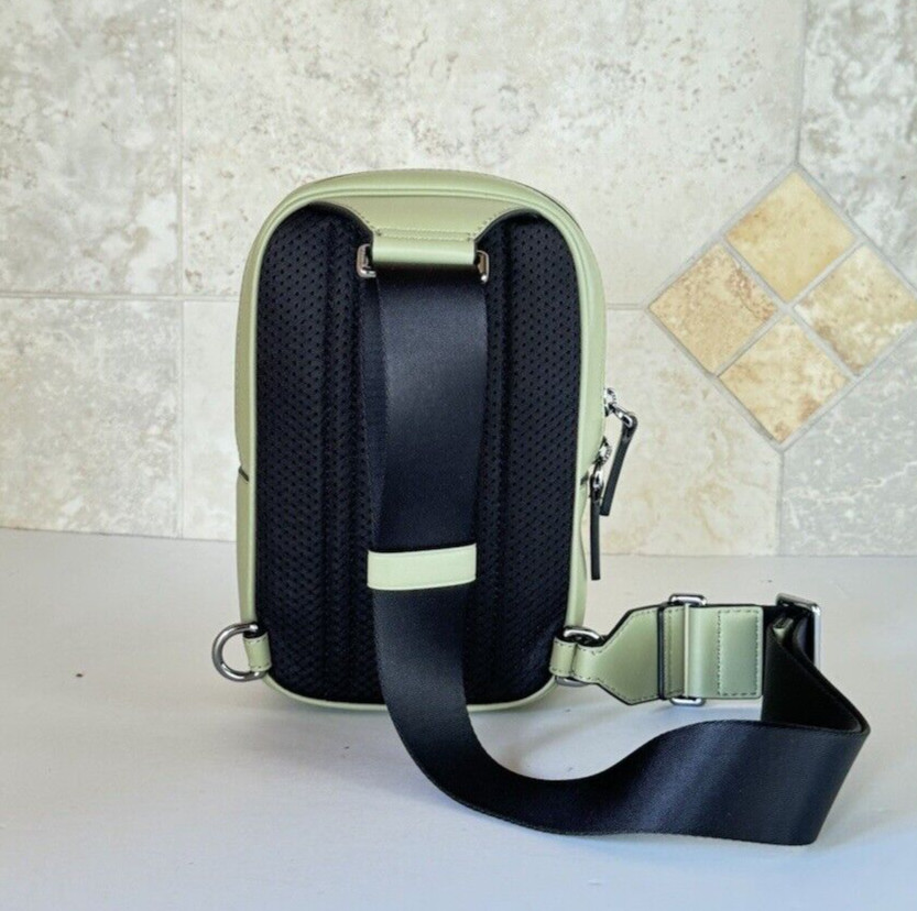 MICHAEL KORS UNISEX COOPER MEDIUM OMBRE SLING PACK CROSSBODY BAG MK LIGHT SAGE