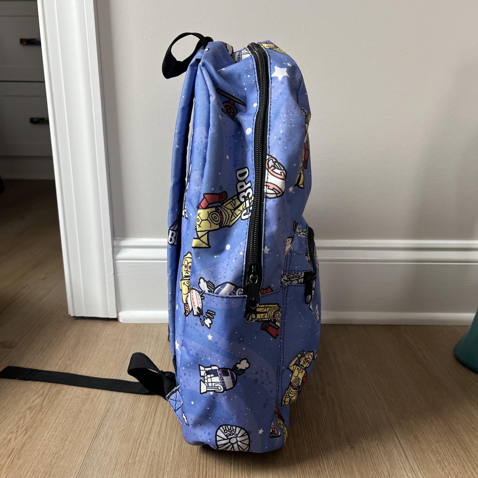 Disney Star Wars Droids Backpack BB8 R2D2 C-3PO Millennium Falcon School Travel