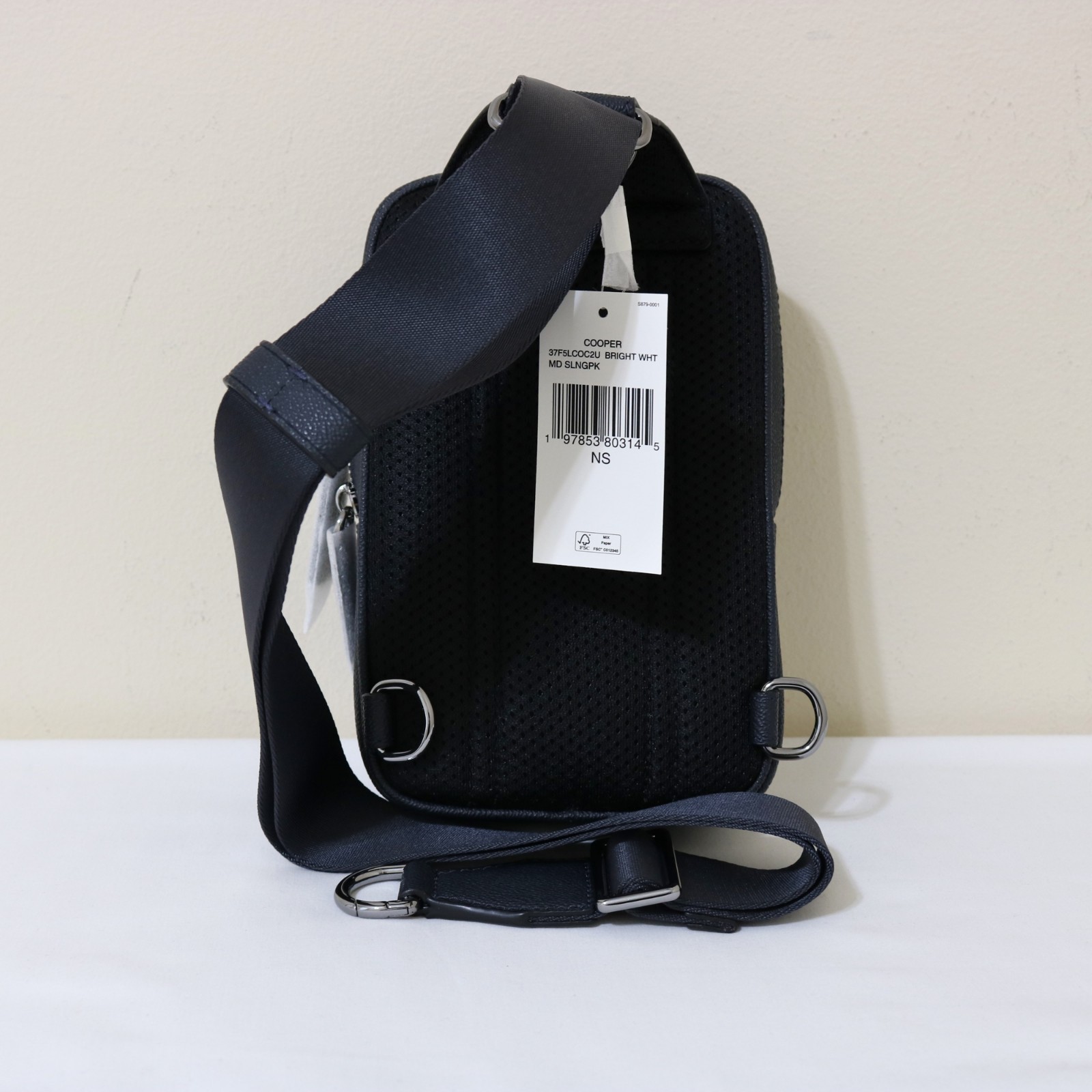 Michael Kors Men Cooper Medium Signature Logo Sling Bag new with tags