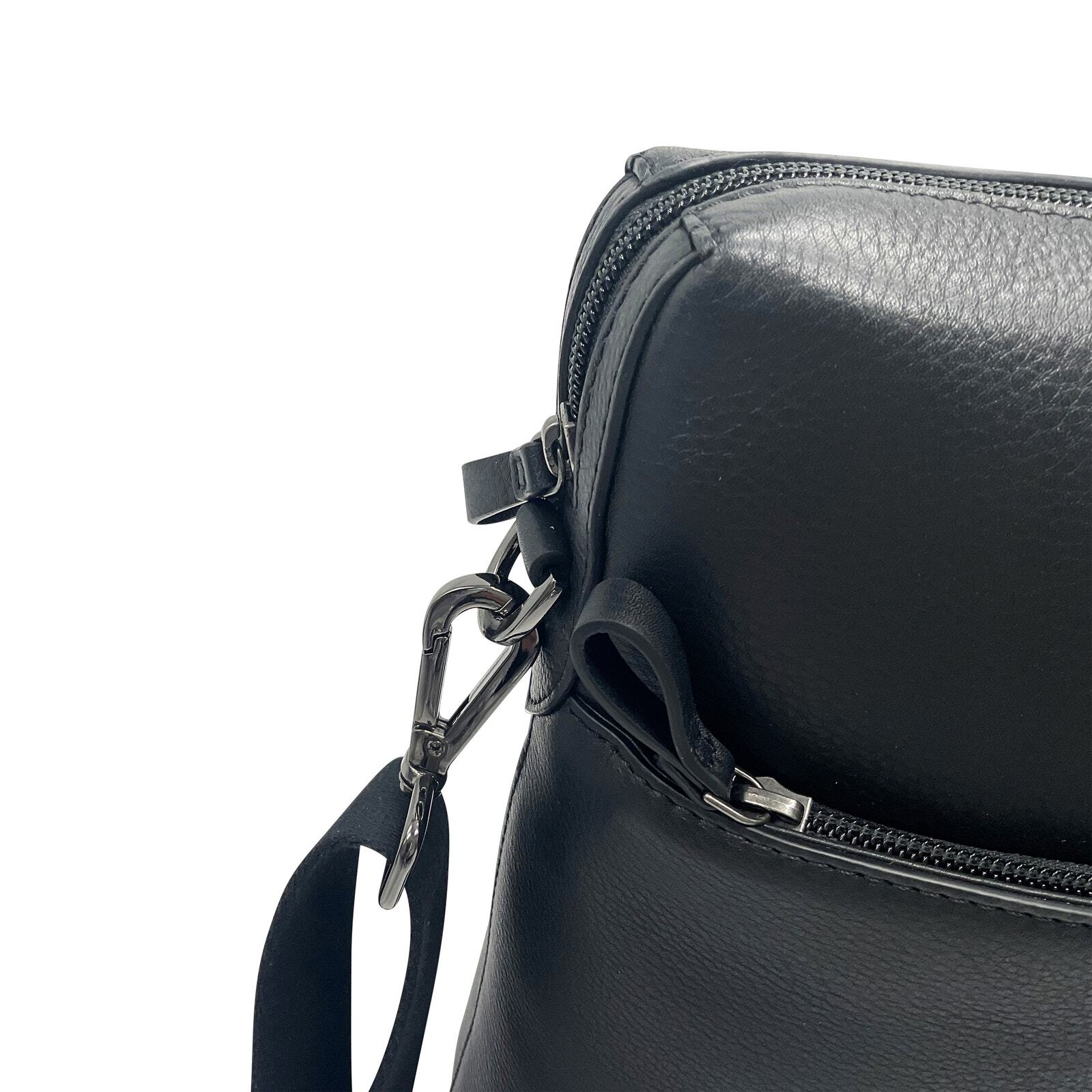 Adamonde Leather Bag briefcase Laptop Messenger Bag for Men and Women