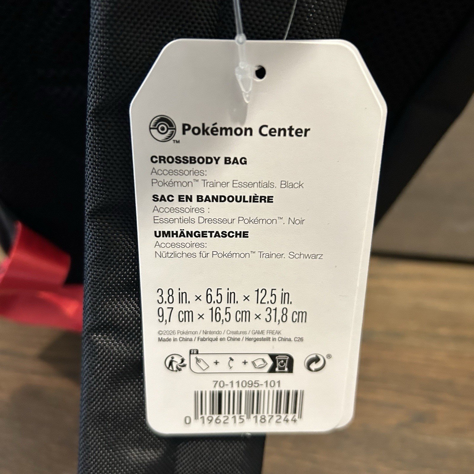 Pokémon Center Trainer Essentials Crossbody Bag