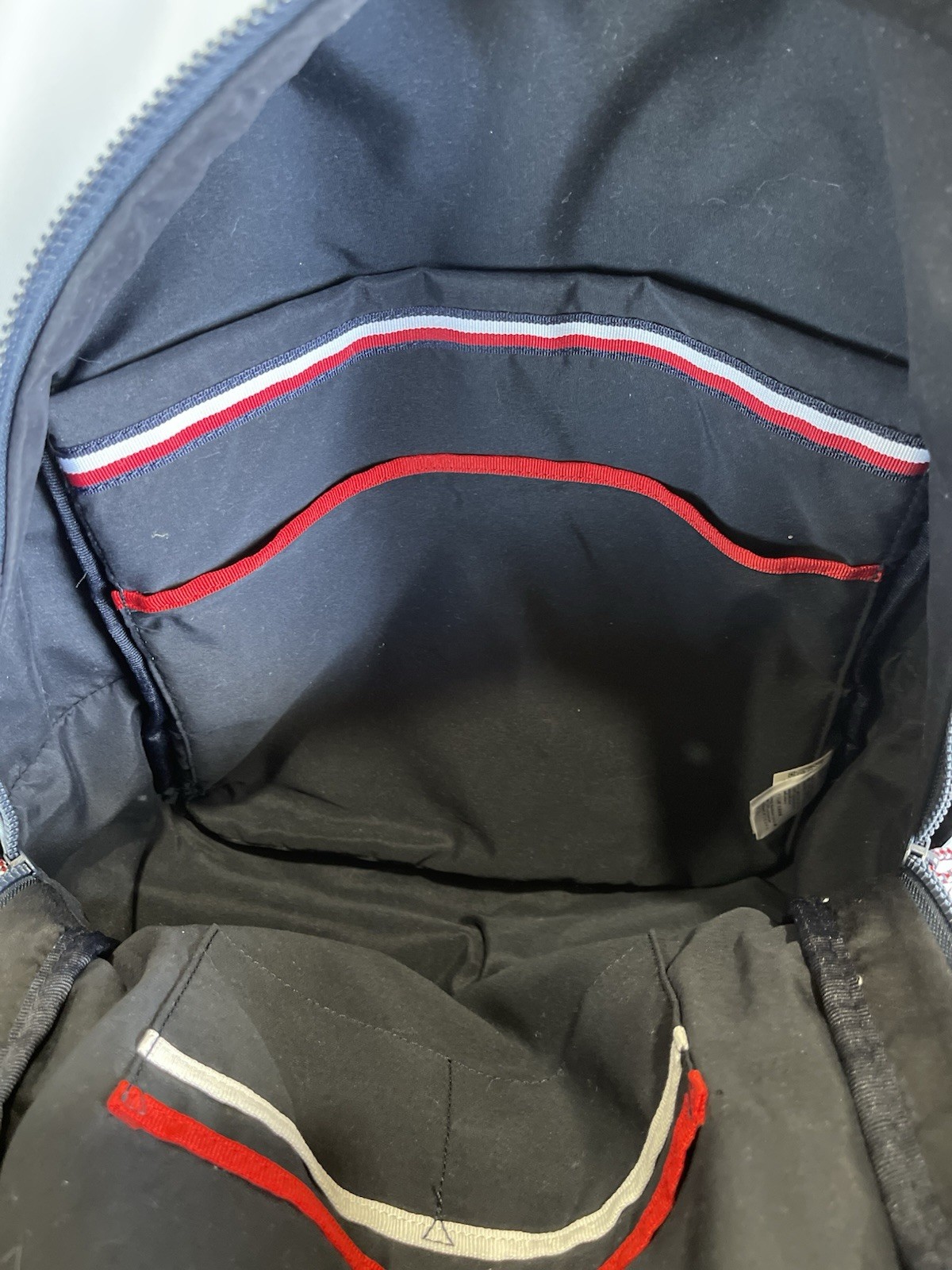 Tommy Hilfiger Light blue/Gray Backpack Adjustable Strap Pocket Designer Classic