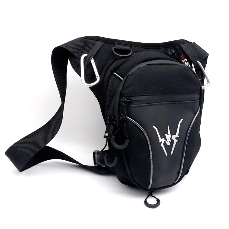 1200D Waterproof Oxford cloth Waist Leg Bag Motorcycle Outdoor Thigh Belt