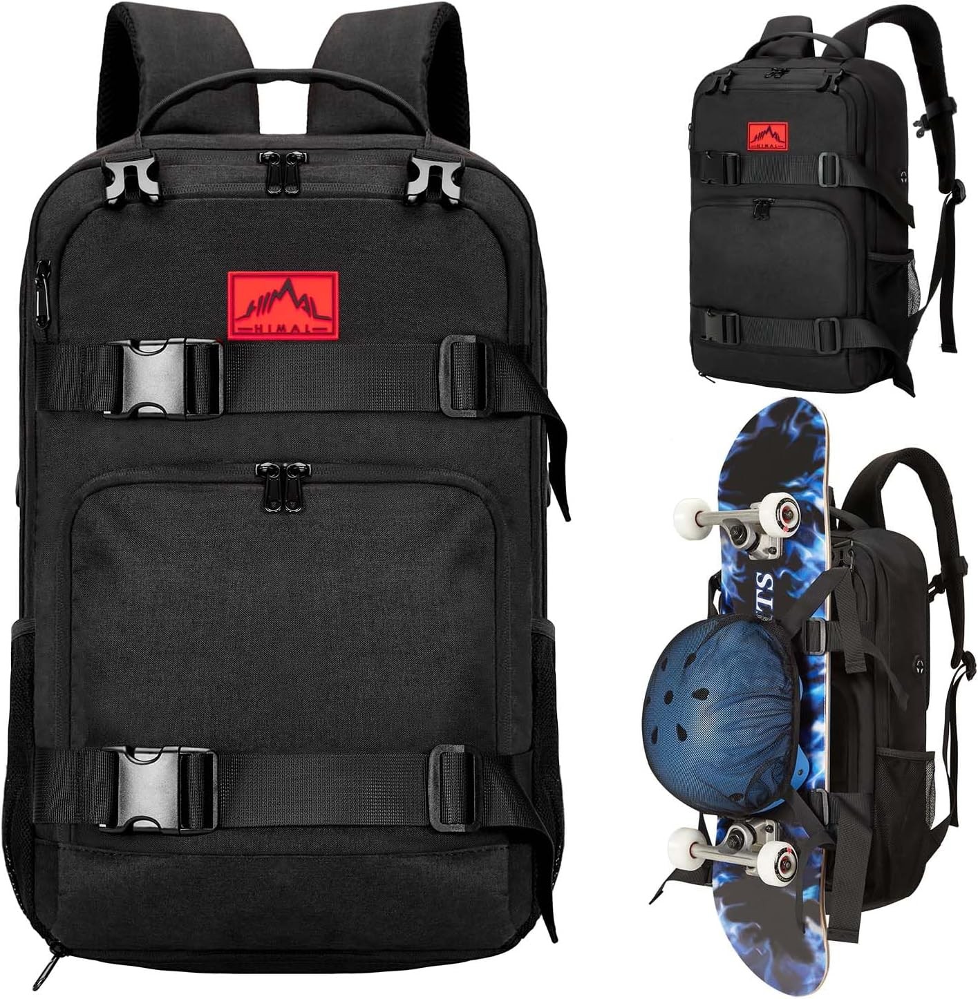 Skateboard Backpack, Skateboard Bag Sports Backpack, Laptop Bag Multi-Sport Desi