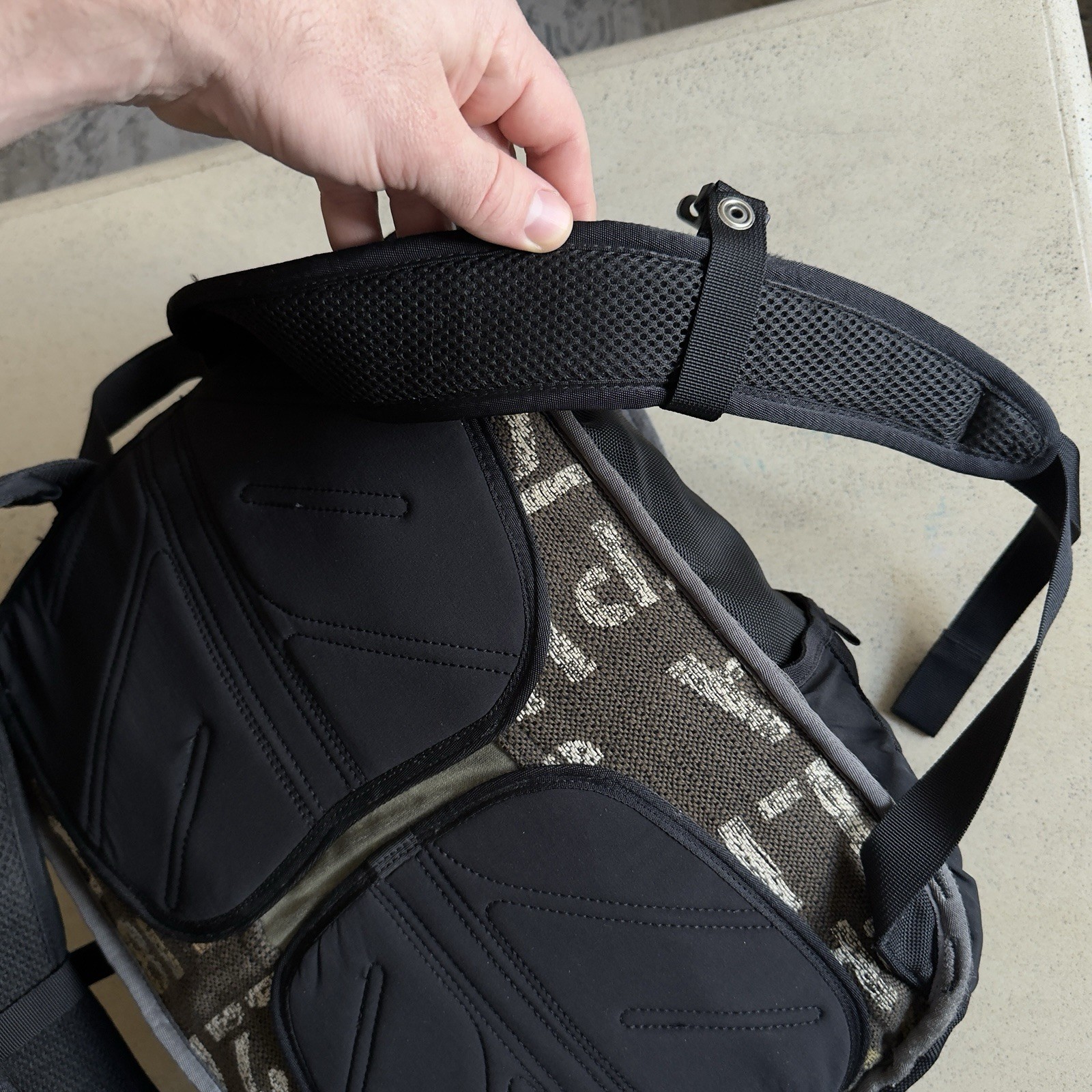 Vintage TIMBUK2 Commuter Backpack Laptop Waxed Canvas Tapestry Made In SF