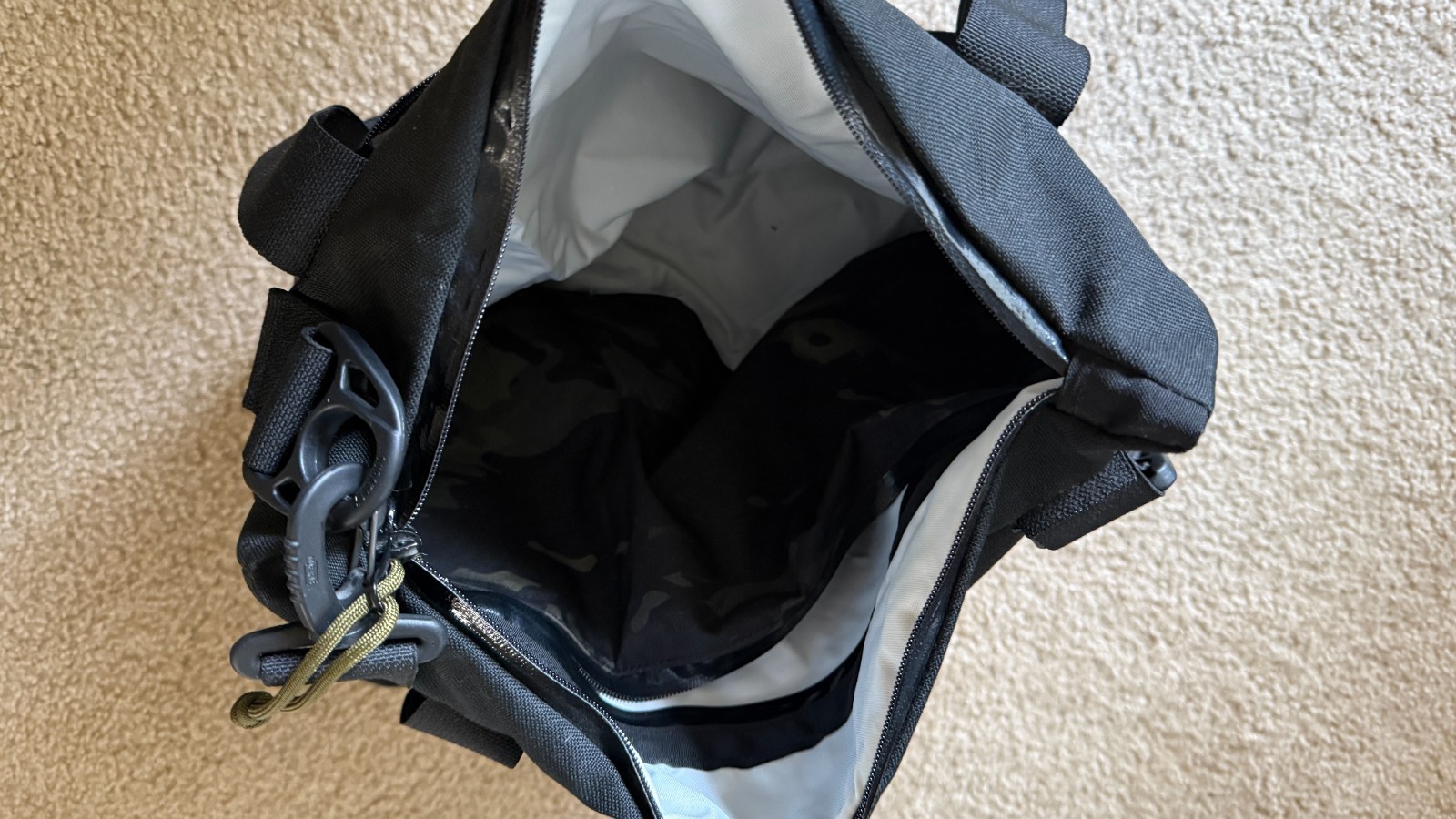 Sand Outdoor Goods – Utility Tote – Black, Camo