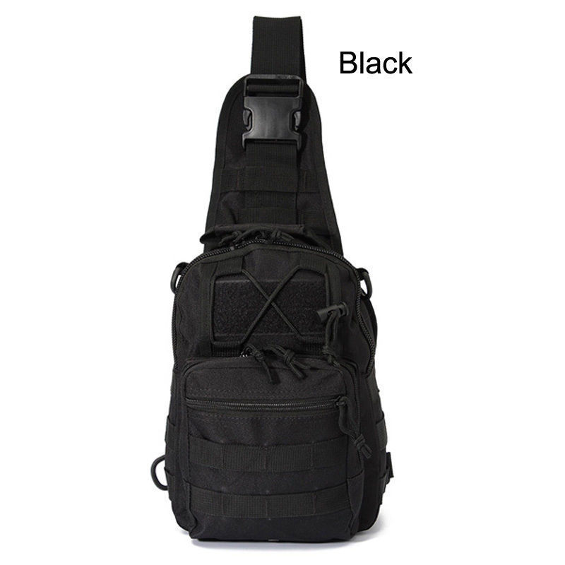Mens Tactical Military Crossbody Shoulder Bag Chest Pack Camping Hiking Backpack