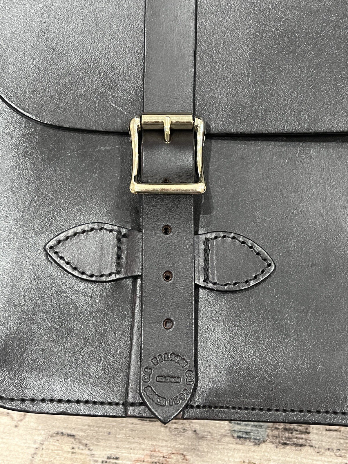 Filson Leather Field Satchel – Brown Genuine Bridle Leather – Excellent