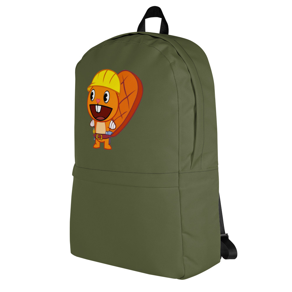 Happy Tree Friends HTF Handy Custom Print Green Backpack