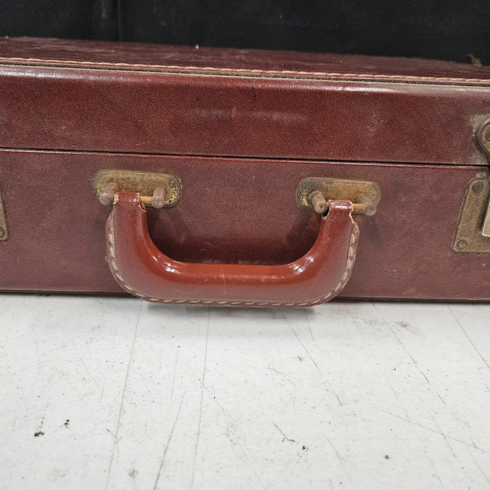 Vintage Unknown High-End Leather Briefcase
