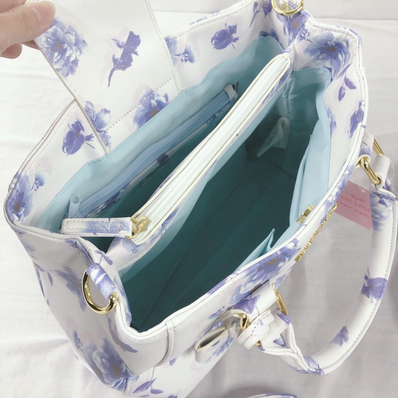 Unused! LIZLISA floral pattern bag