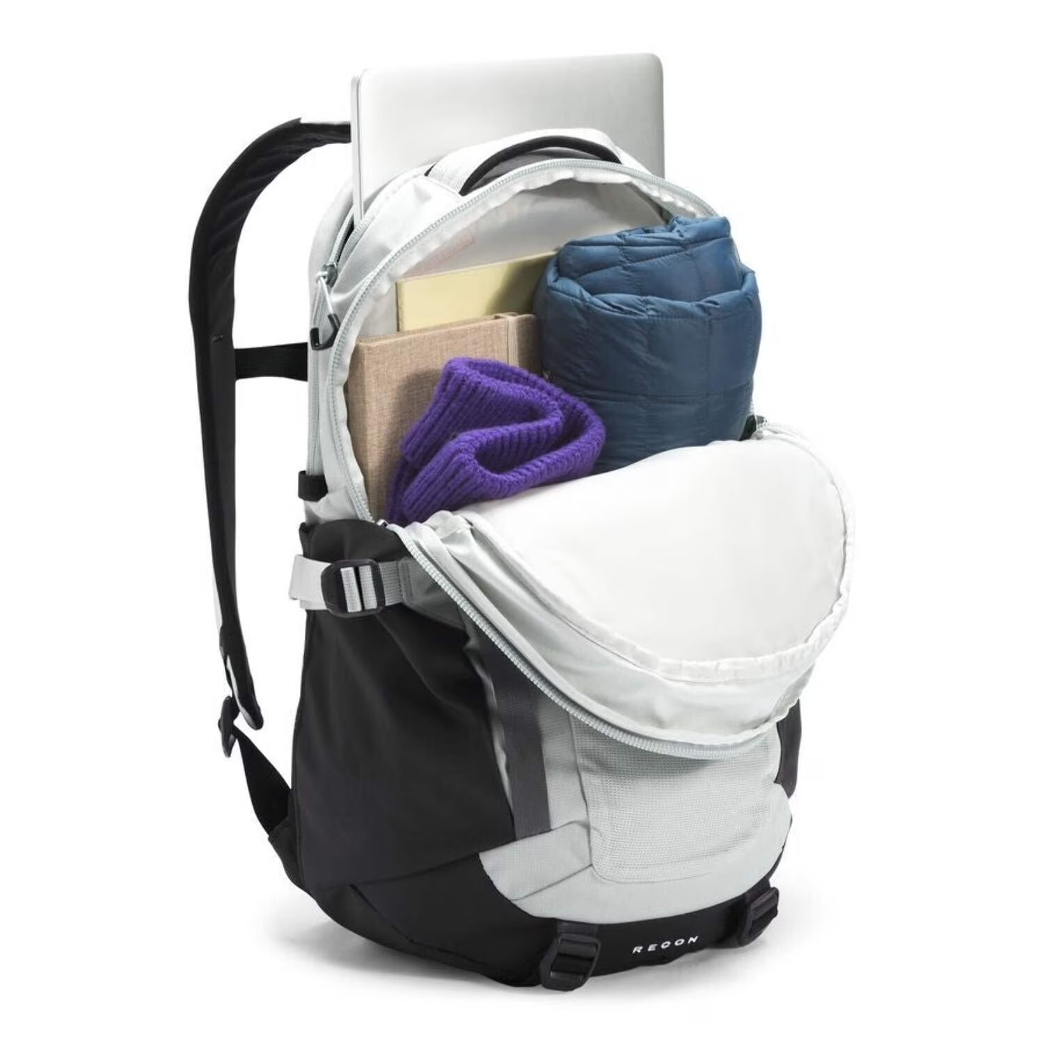 The North Face Recon Backpack – Tin Grey Dark Heather/Asphalt Grey/TNF Black