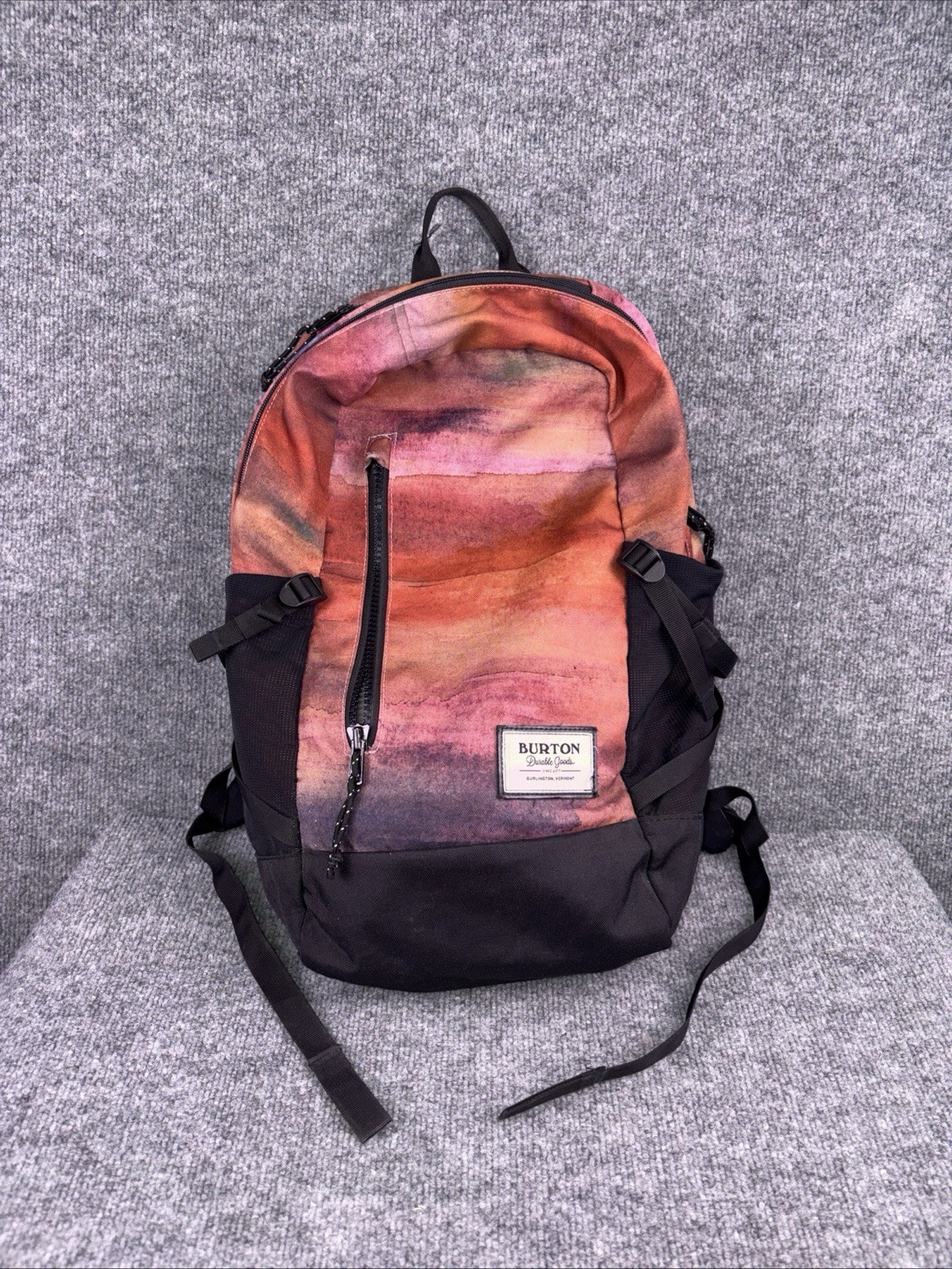 Burton Goods Hiking Tie Dye Kettle 20L Backpack Skater Ski EUC