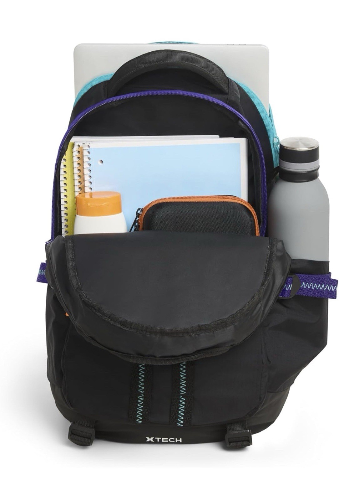 Hurley Joshua Black Multi Commuter Travel Backpack
