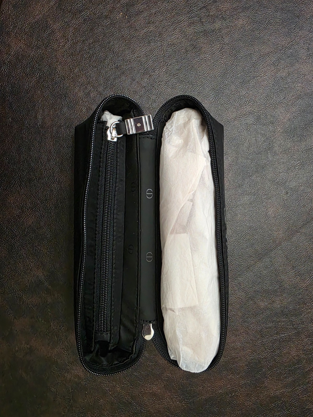 Mens Black Generic Christian Dior Pouch