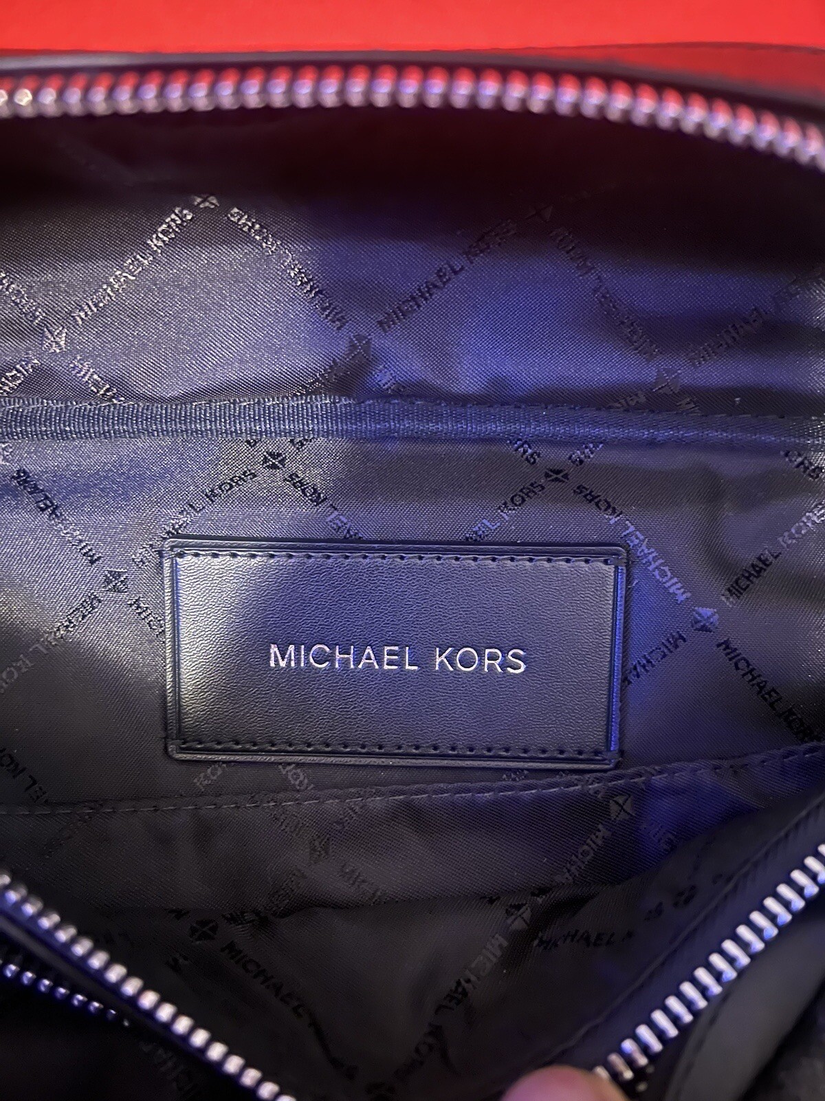 Michael Kors Cooper Logo Belt Bag In Black 11.5″Wx6.5″Tx4.5″D