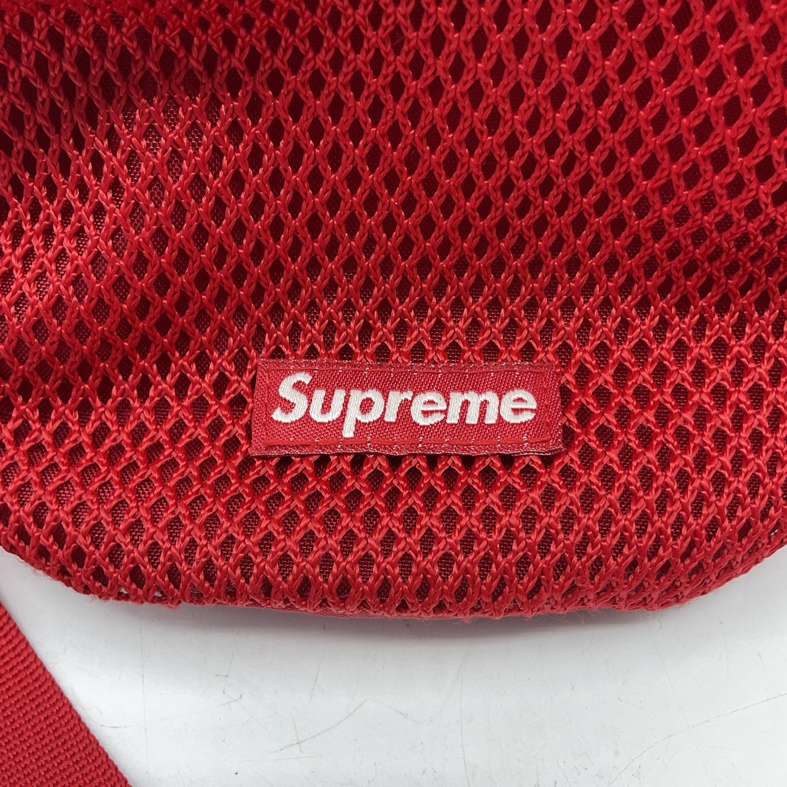 Supreme FW23 3D Logo Small Cinch Pouch Red
