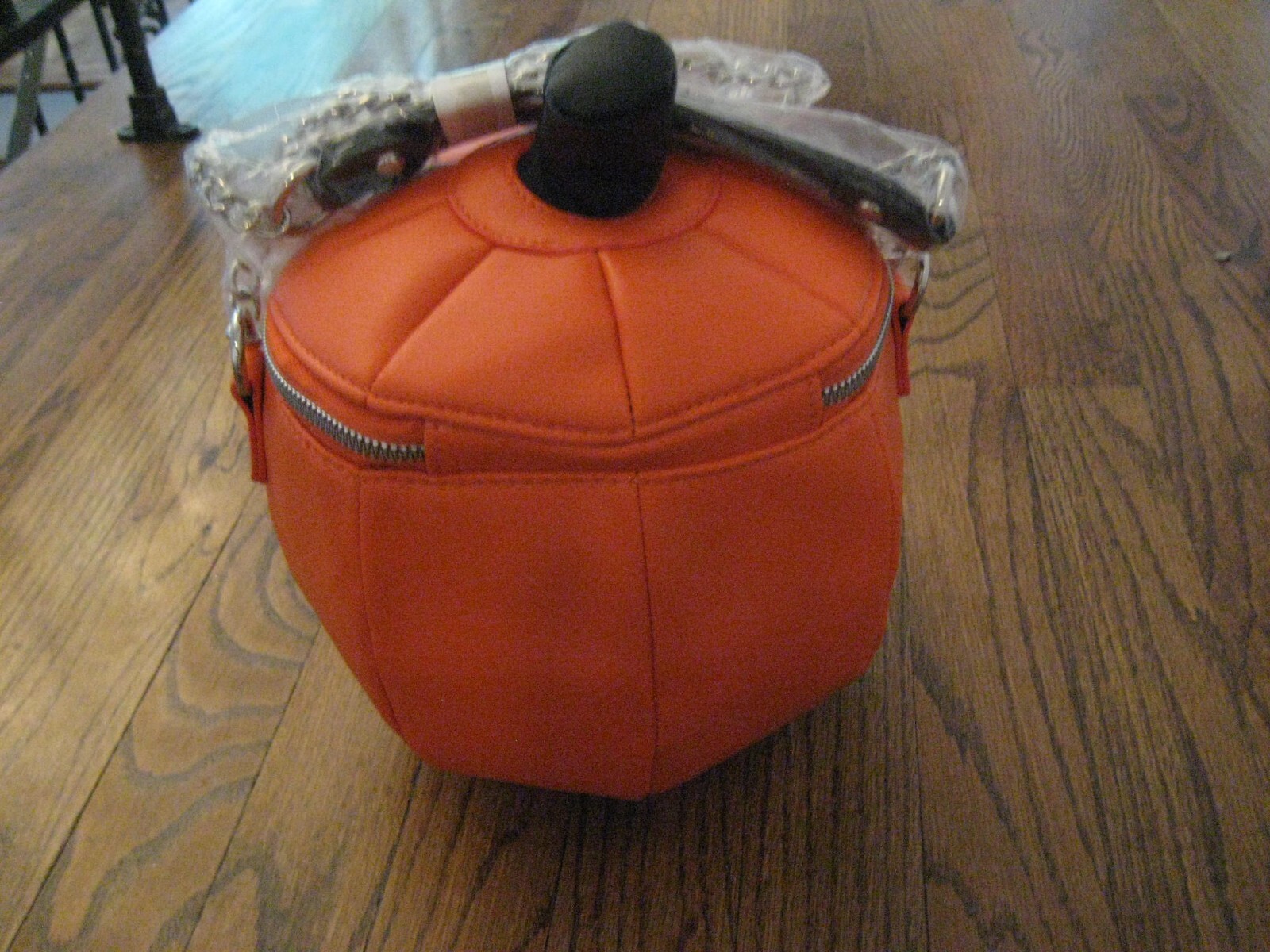 Pumpkin Figural Crossbody Bag Halloween Horror