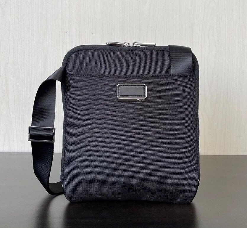 TUMI Arrive Olten Crossbody Bag Nylon/Leather Black Shoulder bag Outlet New